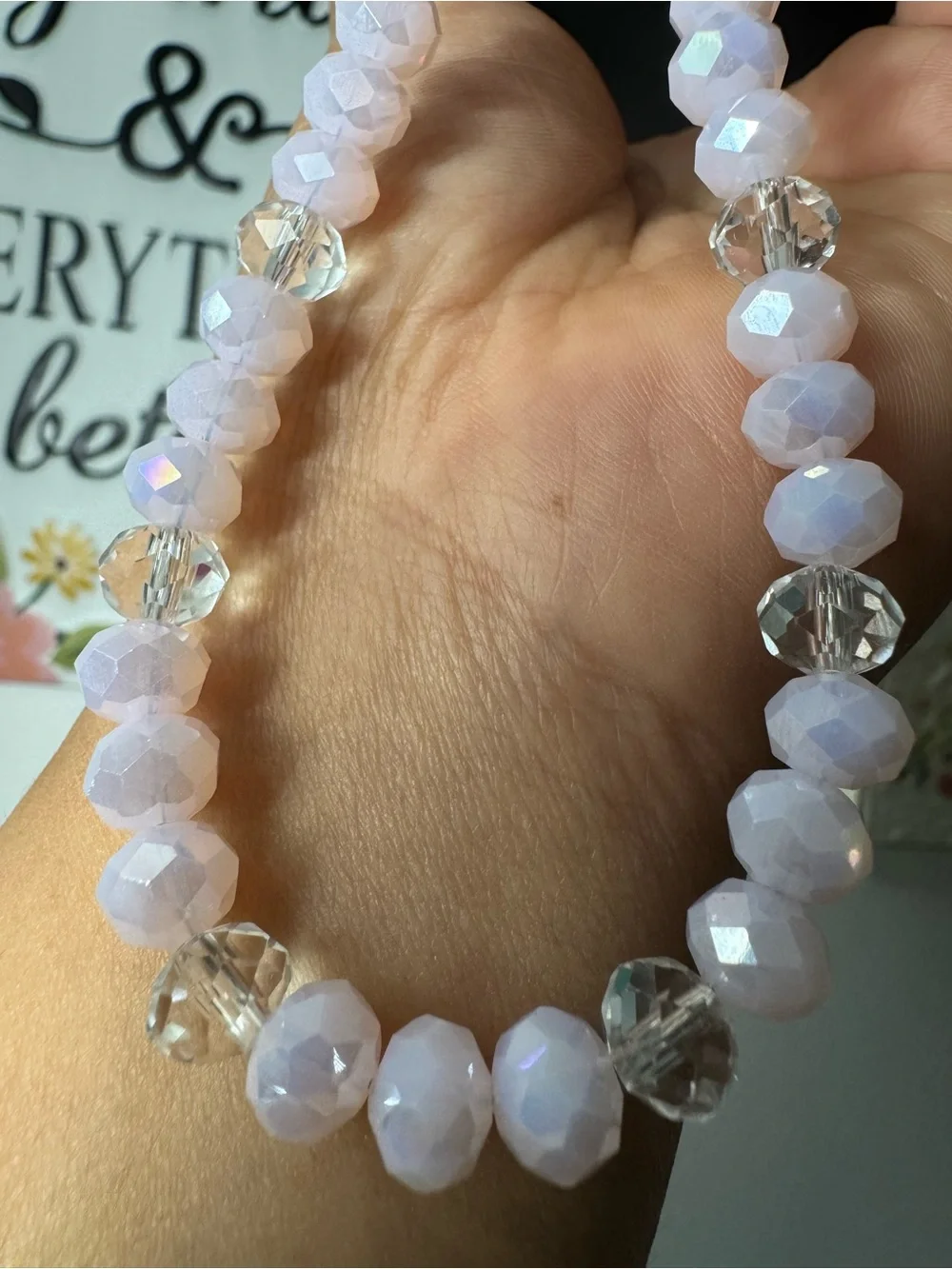 Bling Bling Crystal and Pale Pink Phone/Key/Bag Chain #P1070